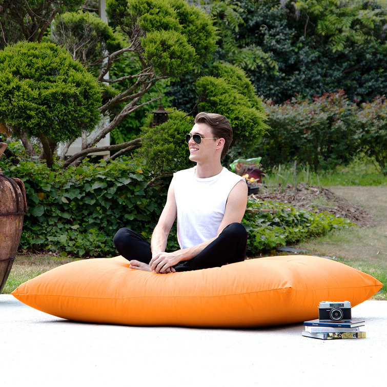 Ebern Designs Piper Giant Outdoor Bean Bag Pillow Sunbrella Wayfair